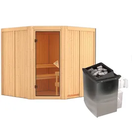 Karibu Jarin inkl. 9 kW Ofen + int. Steuerung