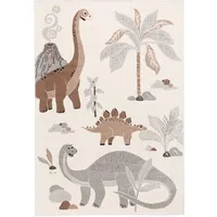 Pergamon Kinder Teppich Softstar Kids Dinowelt Grau 140x200cm