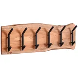 Wohnling Wandgarderobe WL6.359 akazie Holz 6 Haken 100,0 x 29,0 cm