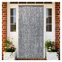 VidaXL Insektenschutz-Vorhang Braun und Beige 90x220 cm Chenille