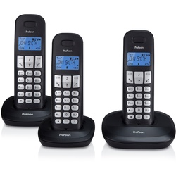 Profoon DECT-Telefon PDX-1130 mit 3 Mobilteilen