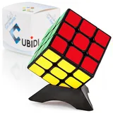 Cubidi CUBIDI® Zauberwürfel 3x3 Klassisch - Typ Los Angeles. Speed Cube 3x3 mit optimierten Dreheigenschaften. Hochwertiger Magic Cube für Anfänger und Fortgeschrittene