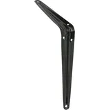 Vormann Stahlblechkonsole schwarz 30 x 35 x 4,4 cm Halterung Regal Regalträger - Vormann