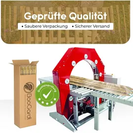 BooGardi Zaunpfosten 40 x 10 cm Braun/Holz