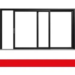 Hebe- Schiebetür  Kunststoff Anthrazit Glatt beidseitig