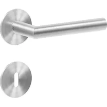Karcher Design-Beschläge Rosettengarnitur Flachrosette Weiß
