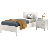 Vipack »Artikel-Set best. aus Einzelbett 90/200, Nachtkonsole mit 2