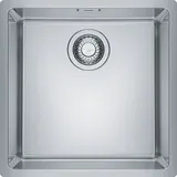 Franke MRX 110-40 rechts Unterbauspüle Edelstahl gebürstet Handbetätigung 1100 x 400 mm