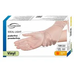 HYGONORM Vinyl Hygienehandschuhe IDEAL LIGHT XL
