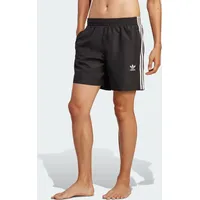 Adidas Originals adicolor 3-Streifen Badeshorts Black / White S