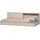 Woood Bodenbett Carter 90 x 200 cm Kiefer massiv grau