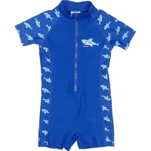 Playshoes Einteiler Hai Blau 98/104