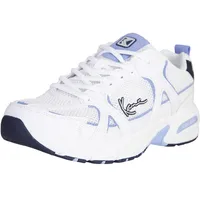 Karl Kani Prime Runner Sneaker Trainer Schuhe (White Blue, EU Schuhgrößensystem, Erwachsene, Numerisch, M, 42.5) - 42.5 EU