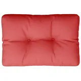 vidaXL Palettenkissen Rot 50x40x12 cm Stoff