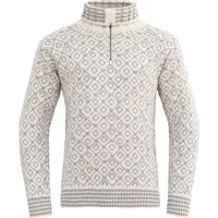 Devold of Norway Devold Svalbard Wool Zip Neck offwhite/grey (810A) M