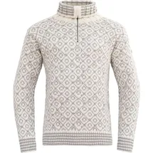 Devold of Norway Devold Svalbard Wool Zip Neck offwhite/grey (810A) M