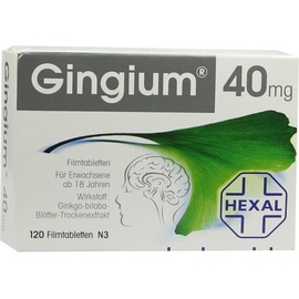 Hexal GINGIUM 40 mg Filmtabletten 120 St