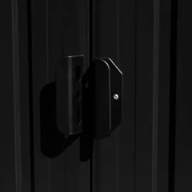 vidaXL Geräteschuppen 3,78 x 2,45 m anthrazit