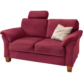OTTO home Couch Mikrofaser 2-Sitzer Rot