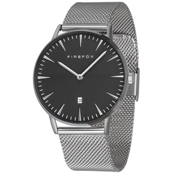 FIREFOX - PASSION - silber schwarz / 40 MM