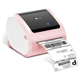 INF Bluetooth Thermodrucker 203DPI ABS S USB und Ethernet für Versand Weiß+Rosa