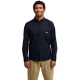 QUIKSILVER Langarmhemd Diamond Schwarz / Weiß XS
