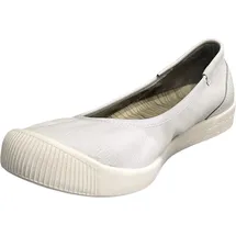 Softinos Klassische Ballerinas für Damen, weiß, Größe 38 EU