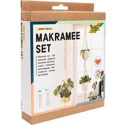 folia Makramee-Set Urban Jungle natur, rosé