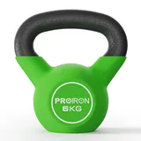 PROIRON Kettlebell, Kugelhantel mit hochwertiger Neoprene Coated, 6 kg | Bodenschonend | Schwunghantel Rundgewicht Neopren