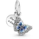 Pandora 790757C01 Charm-Anhänger Silber Blauer Schmetterling