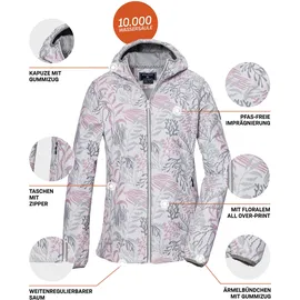KILLTEC Damen Softshelljacke/Outdoorjacke mit Kapuze KOS 56 WMN SFTSHLL JCKT, helles salbei, 40