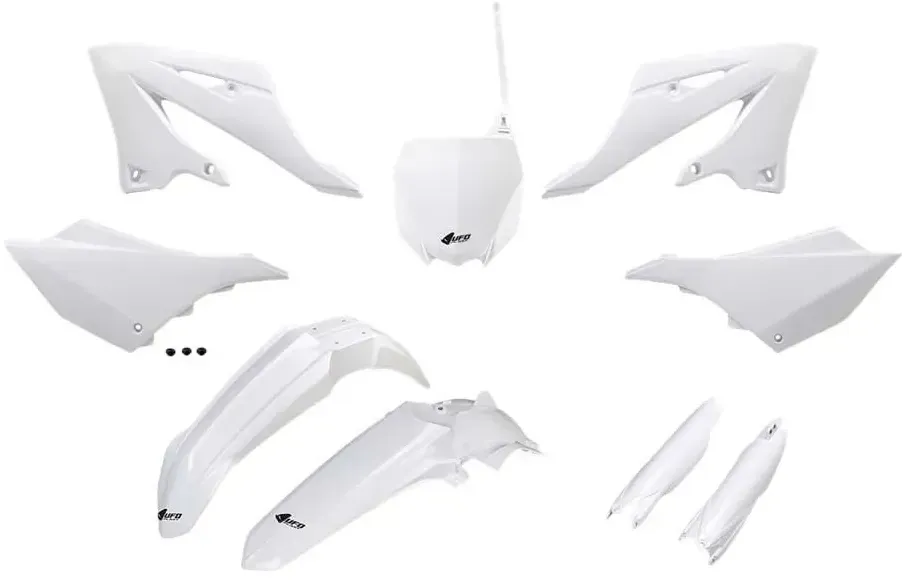 Ufo Yamaha Yz 125/250 2022-2024 Yakit324f-046 Fork Protectors & Plastikbausatz - White - One Size
