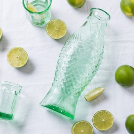 Serax NV Serax - Fish Glasflasche, 850 ml, grün