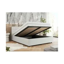 MKS Meble Polsterbett PAVO CLASSIC - weiß ¦ Maße (cm): B: 148 H: 91