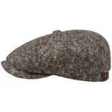 Stetson Flat Cap (1-St) Wollcap mit Schirm grau 58 cm
