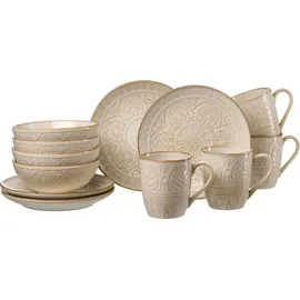 Ritzenhoff & Breker Omara Frühstücks-Set 12-tlg. beige