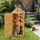 Costway Gartenschrank 0,8 x 0,45 x 1,76 m braun
