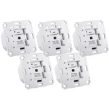 eQ-3 Homematic IP Rollladenaktor für Markenschalter, 5er Set (151322A0_X5)