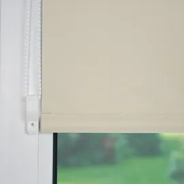 LIEDECO Rollo Klemmfix 80 x 200 cm Creme/weiß