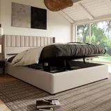Flieks Polsterbett 180 x 200 cm Beige