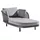 Sieger Samoa Daybed 210 x 117 x 71 cm Eisengrau