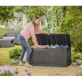 KETER Garten-Aufbewahrungsbox Comfy 270 L Anthrazit