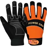 Hase Safety Gloves Hase Power Grip, schwarz/orange, 9