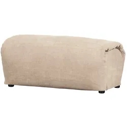 Hocker Baggy aus Chenille-Stoff, Sand