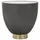 Natur24 Elge Grau Metall 46 x 45 cm