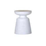 Sofa.de Beistelltisch rund Beige 35 x 45 cm