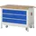 Rau Werkbank mit Fahrgestell 8357, B1250xT700xH880mm, 3x Schublade-TA