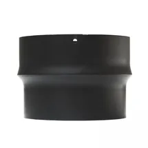 raik Ofenrohr Erweiterung 130 mm - 150 mm Stahlblech schwarz