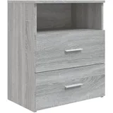 vidaXL Nachtschrank 50 x 32 x 60 cm Grau