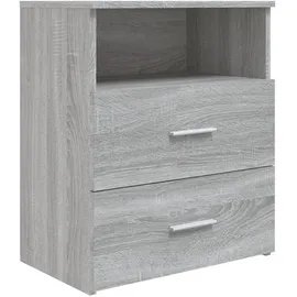 vidaXL Nachtschrank 50 x 32 x 60 cm Grau